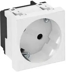 OBO Steckdose 33 Grad, 1-fach Schutzkontakt STD-D3S RW1