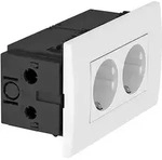 OBO Steckdoseneinheit 2fach 84x140x59 rws SDE-RW D0RW2