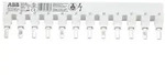 ABB Phasenschiene 3-Ph., 12Pins, 16qmm PS3/12/16BP