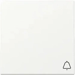 Gira Wippe Symb. Klingel Reinwei&szlig; m 328627