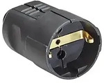 BACHMANN Schutzkont.-Kupplung sw, PVC 912.170