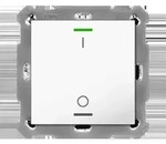 MDT technologies Taster Light 55 1-fach RGBW,rws/gl&auml;,schalt. BE-TAL5501.B1