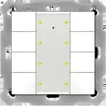MDT technologies Taster Plus 55 8-fach, Reinwei&szlig; mat BE-TA55P8.02