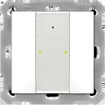 MDT technologies Taster Plus TS 55 2-fach Reinwei&szlig; gl&auml;nzend BE-TA55T2.G2