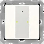 MDT technologies KNX RF+Funk Taster Plus 2-f. m.Aktor,rws/gl&auml; RF-TA55A2.01
