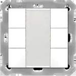 MDT technologies Taster 55 6-fach, Reinwei&szlig; matt BE-TA5506.02