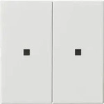 Gira KNX RF Bedienaufsatz 2-f. Reinwei&szlig; 510703