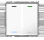MDT technologies Taster Light 63 2-fach RGBW,Studiows,gl&auml; BE-TAL6302.01