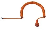 BACHMANN Spiralleitung PUR 5m,orange 665.871