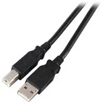 EFB-Elektronik USB-Anschlusskabel A auf B 1,0m gr USB2.0 K5255.1