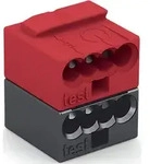 WAGO Busankoppler-Klemme dunkelgrau rot verr. 243-211