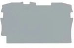 WAGO Abschluss-/Zwischenplatte grau 2002-1291