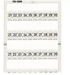 WAGO WMB-Bezeichnungssystem W:21-30 je(10x) 793-5504