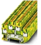 Phoenix Contact Doppelstockklemme 0,2-6qmm,gr&uuml;n-gelb PTTB 4-PE