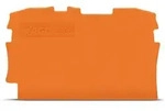 WAGO 2L-Abschlussplatte orange 2000-1292