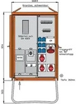 WALTHER-WERKE Anschlussverteilerschrank 44kVA m.Z&auml;hlerplatz WAV0170R1