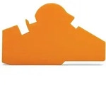WAGO Abschlu&szlig;- u.Trennplatte orange, 1,5mm dick 282-386