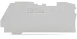 WAGO Abschluss Zwischenplatte 1 mm dick, grau 2106-1291