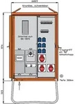 WALTHER-WERKE Anschlussverteilerschrank 44kVA m.Z&auml;hlerplatz WAV0131R1