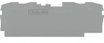 WAGO Abschluss- u. Zwischenpl. 1mm dick,grau 2006-1491