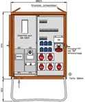 WALTHER-WERKE Anschlussverteilerschrank 55kVA m.Z&auml;hlerplatz WAV0179R1