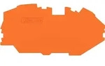 WAGO Abschluss-/Zwischenplatte 1mm orange 2216-7692
