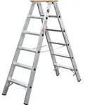 ILLER-LEITER Stufenstehleiter beidseit. 6 Stufen 51706