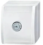 Busch-Jaeger SCHUKO-Steckdose al/ws mit Schloss 20 EWSL-54