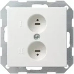 Gira Stereo-Steckdose rws System55 040227