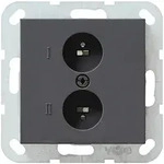 Gira Stereo-Steckdose anth System55 040228