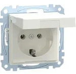 Merten SCHUKO-Steckdose pws Klappdeckel MEG2311-0419