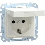 Merten SCHUKO-Steckdose pws Klappdeckel IP44 MEG2314-0319