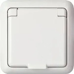 ELSO UP-Steckdose IP44 reinwei&szlig; 225044