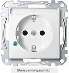 Merten SCHUKO-Steckdose pws &Uuml;bersp.Sch.Schriftf. MEG2305-0419