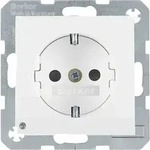 Hager/Berk SCHUKO-Steckdose pws/matt LED-Orientierungsl. 41091909