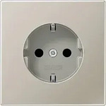JUNG SCHUKO-Steckdose edelstahl ES 1520