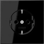 JUNG SCHUKO-Steckdose schwarz LS 1520 SW