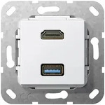 Gira HDMI USB 3.0 A Kabelpeit. rws 567903