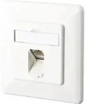 METZ CONNECT Anschlussdose C6A UP 1xRJ45,UP,rws TN EDATC6A-1UP-rws