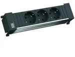 BACHMANN Steckdosenleiste 3xSchutzk.kurz 317.100
