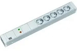 BACHMANN 19Zoll Steckdosenleiste 5f 1,5HE5xSchutz.1xGVS 333.002