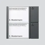 Siedle Tasten-Modul dgr/gli TM 612-2 DG