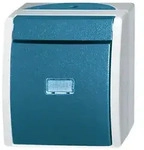 Busch-Jaeger Wechselschalter AP 2601/6 WGL-53