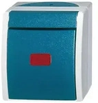 Busch-Jaeger Kontrollwechselschalter AP 2601/6 SKW-53