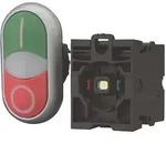 Eaton Doppeldrucktaster X1/X0/K11/230-W M22-DDL-GR #216509