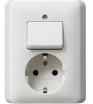 Gira Schuko-Wechselschalt. rwsg 017603