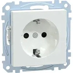 Merten SCHUKO-Steckdose aws/gl mit Steckklemme MEG2300-0325