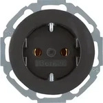 Hager/Berk SCHUKO-Steckdose sw/gl 47452045