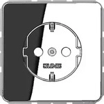 JUNG SCHUKO-Steckdose schwarz CD 1520 SW
