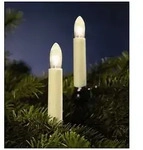 HELLUM Riffelkerzenkette 20 tlg. LED warm-wei&szlig; 812046